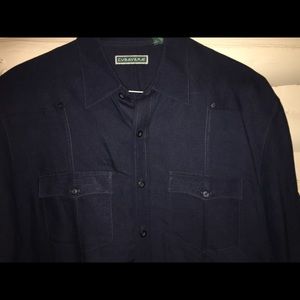 Cubavera shirt sleeve button down